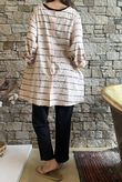 Porto Button Back Breton Tunic Ballet Nude 